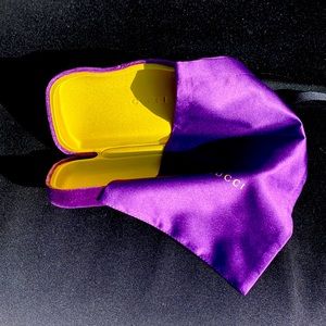 Velvet Gucci Eyewear Hard Shell Case